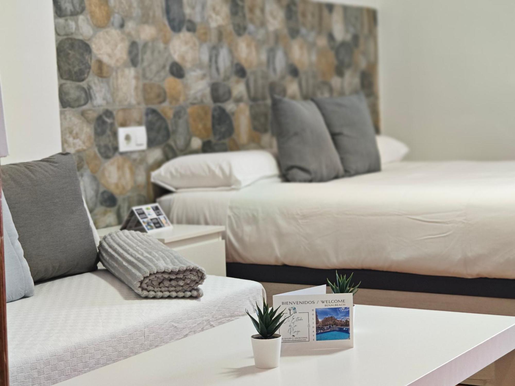 Benalbeach Casa Kito Suite 1ª Linea De Playa Benalmádena Rom bilde